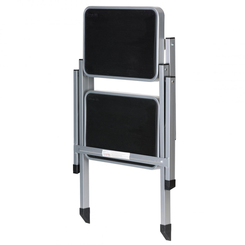 Trittstufe 2er Klapptritt Stufe Step Stahl klappbar Doppeltritt 228710b2 NEU