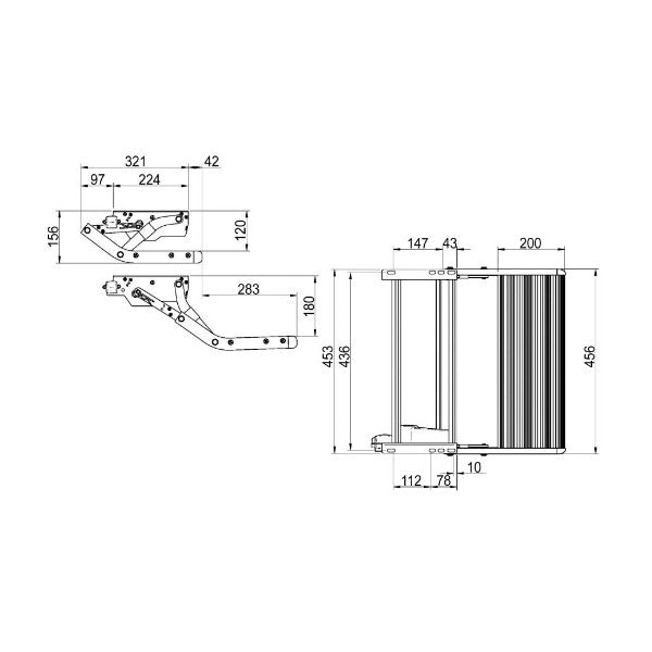 Trittstufe Thule Omnistor Thule Step 12 Volt electric 460 Alu 89372fo NEU
