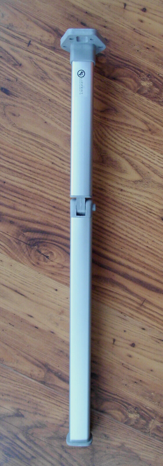 Tischfuß Klapptischfuß Mitte Stützfuß Gelenktischfuß Alu grau Fuß  57074r NEU