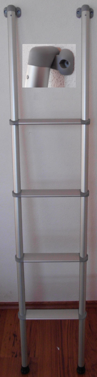 Leiter Alkovenleiter Alu 156cm mit Halter Fiamma Deluxe 4B 4 Stufen  102290b NEU