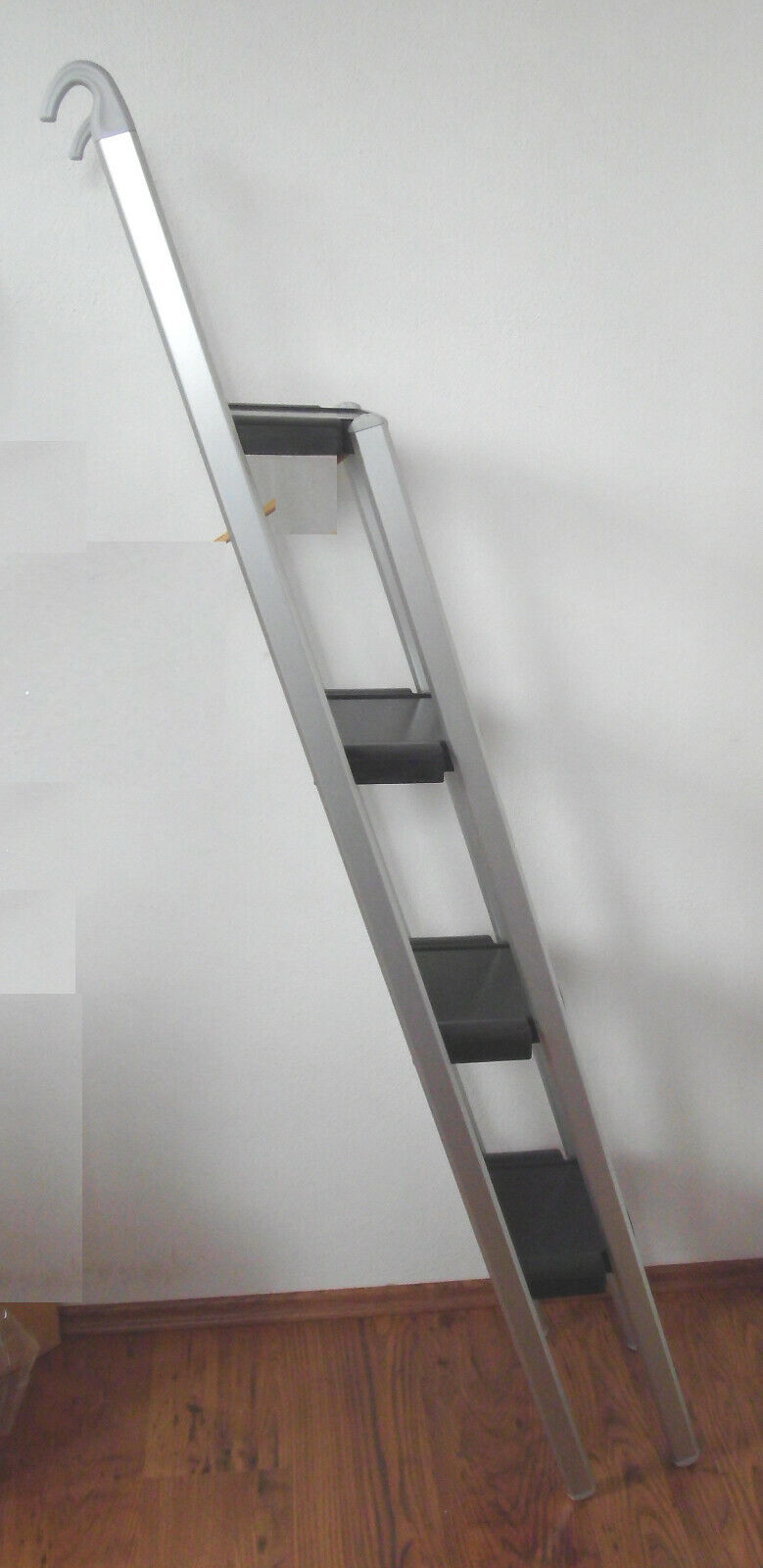 Alkoven Klapp Leiter Treppe Alu bis 174 cm Höhe 19cm tiefe Stufen  052f117 NEU